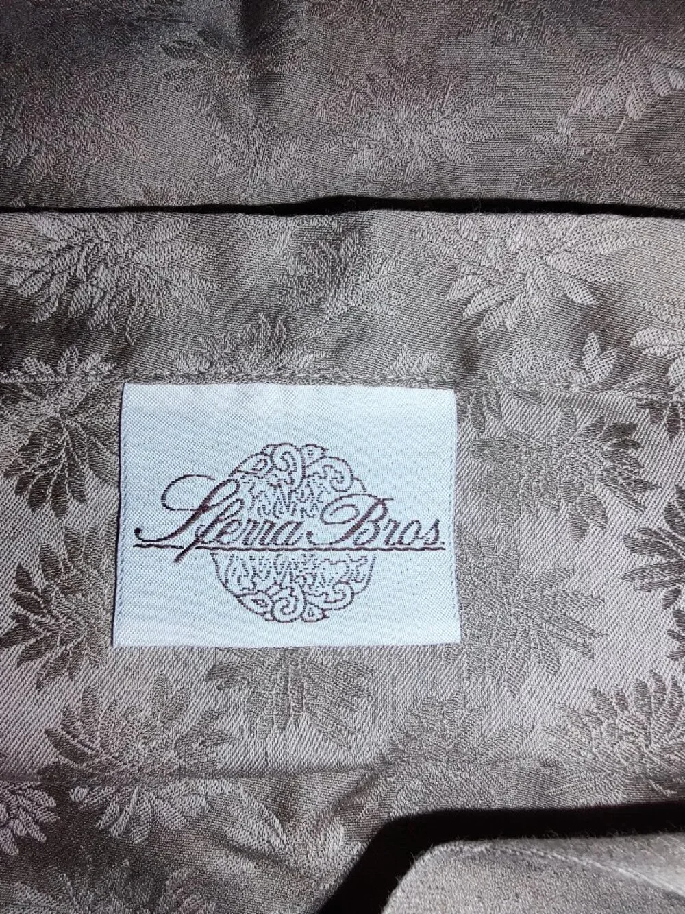SFERRA TWO GRETA EGYPTIAN COTTON BOUDOIR SHAMS HEMSTITCH 16x20 TRUFFLE ITALY